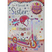 Picture of SPECIAL SISTER BIRTHDAY BADGE CARD